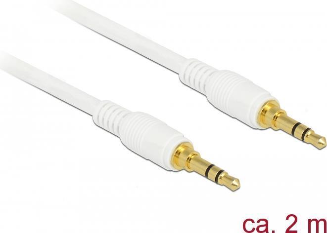 Immagine prodotto Delock Cavo jack 3,5 mm 3 pin maschio > maschio (2 m)