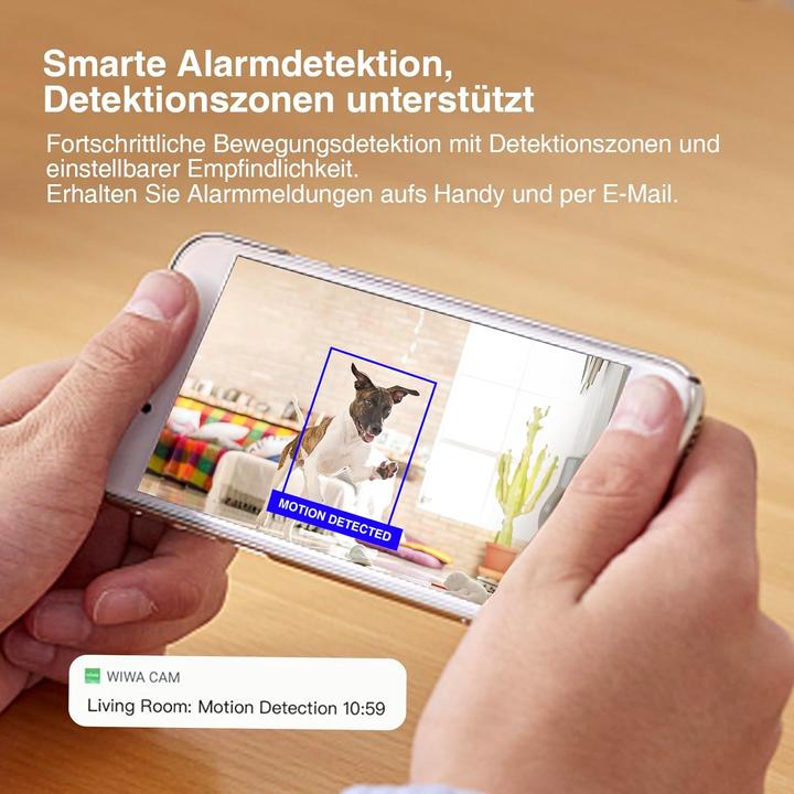 Actual product image Wiwacam MW5 4K Ultra HD WLAN Überwachungskamera