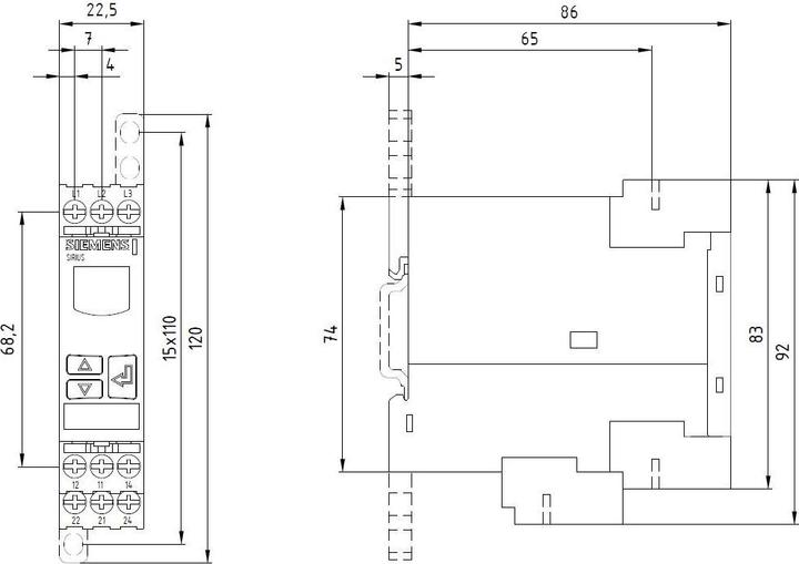 Actual product image Siemens Monitoring relay 3UG4514