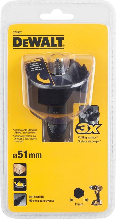 Image du produit DeWalt Foret Forstner Foret à bois rapide Ø 51mm DT4582 (51 mm)