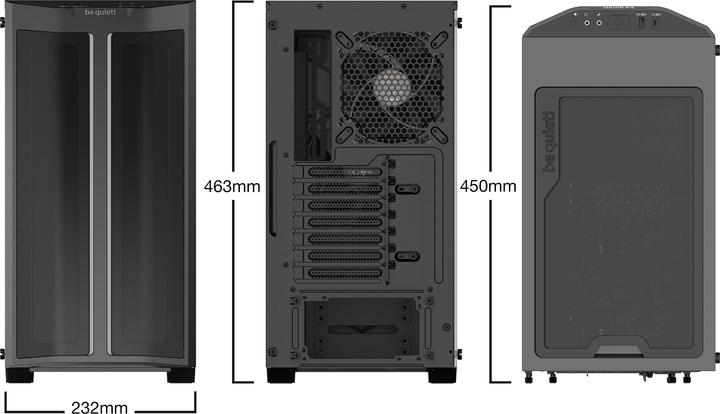 Productafbeelding be quiet! Pure Base 500DX (ATX, mATX, Mini-ITX)