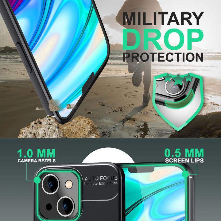 Actual product image Nalia Matte Ring Silicone Sleeve (Apple iPhone 14 Plus)
