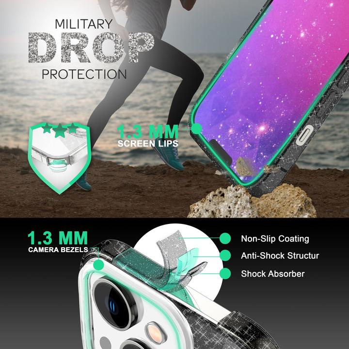 Image du produit Nalia Étui à paillettes (Apple iPhone 14)