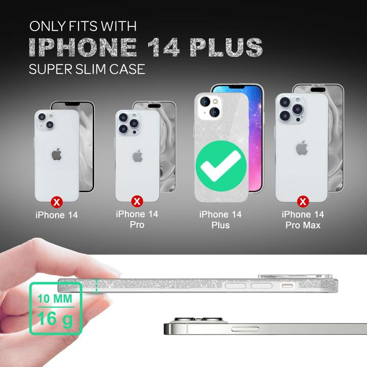 Image du produit Nalia Étui à paillettes (Apple iPhone 14 Plus)