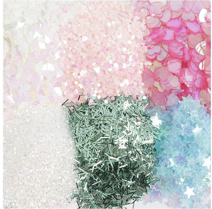 Produktbild Creativ Company Glitters en Pailletten, 6x5 gram