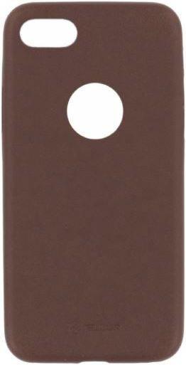 Image du produit Tellur Coque Slim en cuir synthétique pour iPhone 8 marron (Apple iPhone 8)