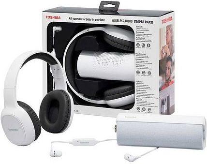 Actual product image Toshiba Audio Triple Pack HSP-3P19 white (Wireless)