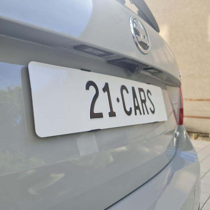 Immagine prodotto 21cars Porta targa a scatto in formato verticale (Anteriore + posteriore, Effigie)
