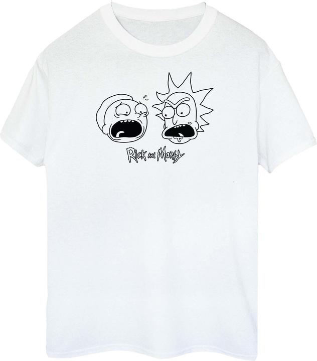 Actual product image Rick And Morty Mens Head Cotton T-Shirt (XL)