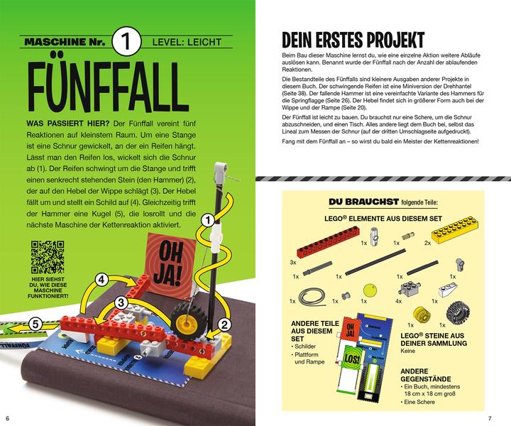 Actual product image Panini Kettenreaktionen: Baue dir 10 bewegliche Maschinen (German, Pat Murphy, 2018)
