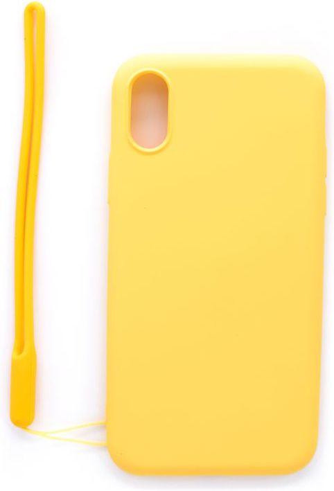 Evelatus iPhone X/XS Soft Touch Silicone Case with Strap (Apple iPhone X, Apple iPhone XS)