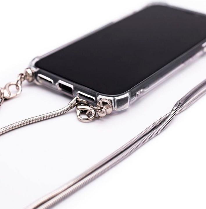 Actual product image Evelatus GalaxyS10e Silicone TPU Transparent with Necklace Strap (Samsung Galaxy S10e)