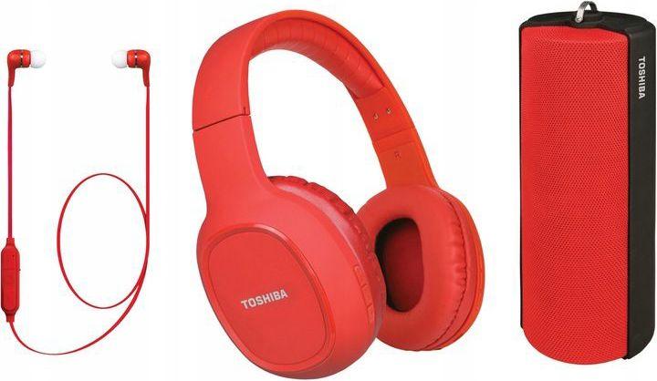 Actual product image Toshiba Triple Pack HSP-3P19 red (ANC, 4 h, Wireless)