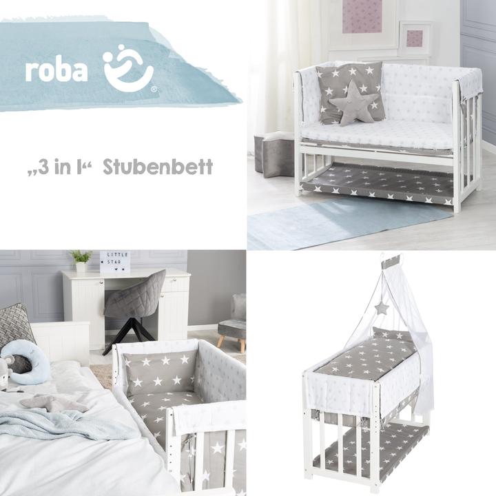 Produktbild Roba Stubenbett 3 in 1 Little Stars