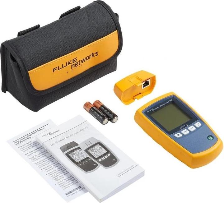 Actual product image Fluke The PoETester MicroScanner developed for the cabling technician