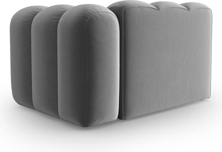 Image du produit Micadoni Chauffeuse Droit Velours, "Lupine", 1 Place, 115x95x70Fabriqué en Europe (2 places, 3 places, 4 places)