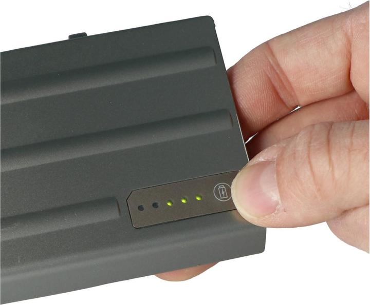 Produktbild AccuCell Akku passend für Dell Latitude D620, Li-Ion, 11,1V, 5200mAh, 57,7Wh, grey metallic (5200 mAh)