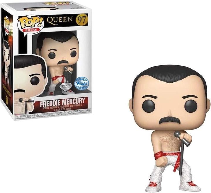 Image du produit Funko POP! Queen Freddie Mercury (Shirtless Concert) Diamond FYE