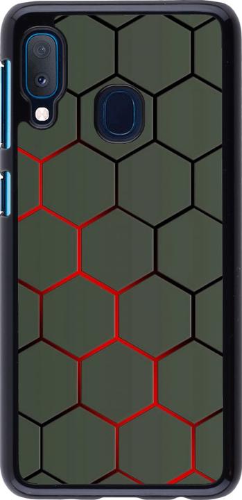 Actual product image PhoneLook Coque Geometric Line red (Samsung Galaxy A20e)