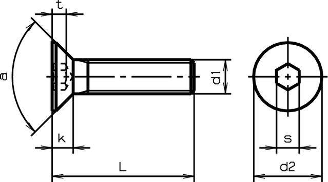 Produktbild BestaPac Senkschraube mit Innensechskant rostfrei M4x16