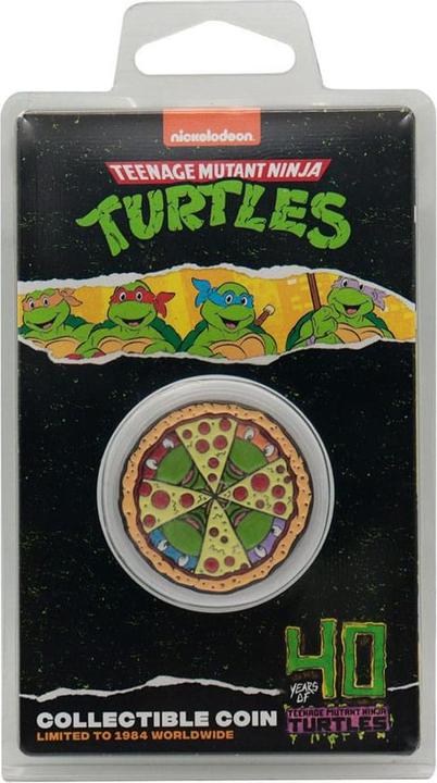 Immagine prodotto Fanattik Moneta da collezione Teenage Mutant Ninja Turtles 40° Anniversario Edizione Limitata (2024)