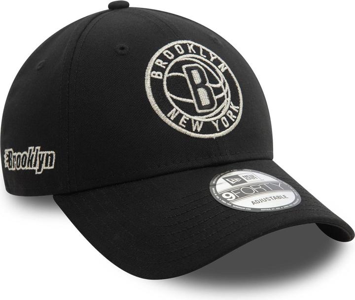 Actual product image New Era baseball cap brooklyn nets ski patch (One size)