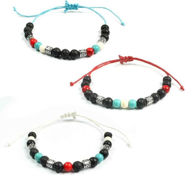 Actual product image Harmony lava stone fragrance bracelet.J765