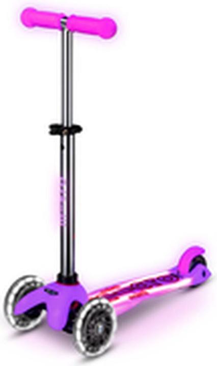 Micro Scooter Mini Deluxe Glow Plus LED Pink