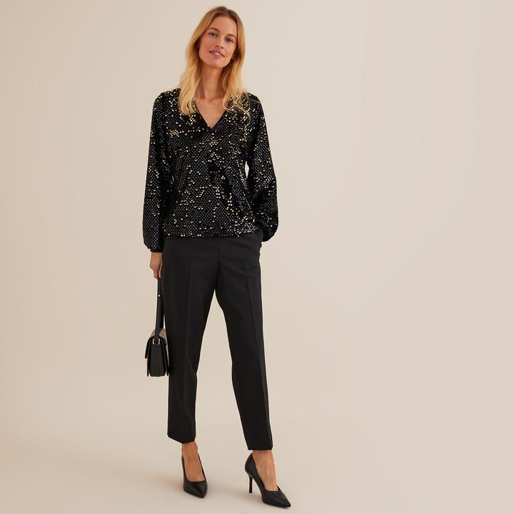 Actual product image Anne Weyburn Straight 7/8 trousers (50)