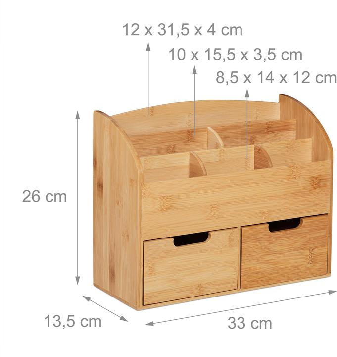 Actual product image Relaxdays Desk organizer