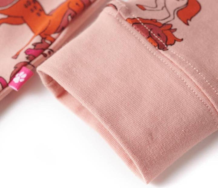 Produktbild VidaXL Kinderpyjama mit Langen Ärmeln Hellrosa 104,Material: 95 (104)