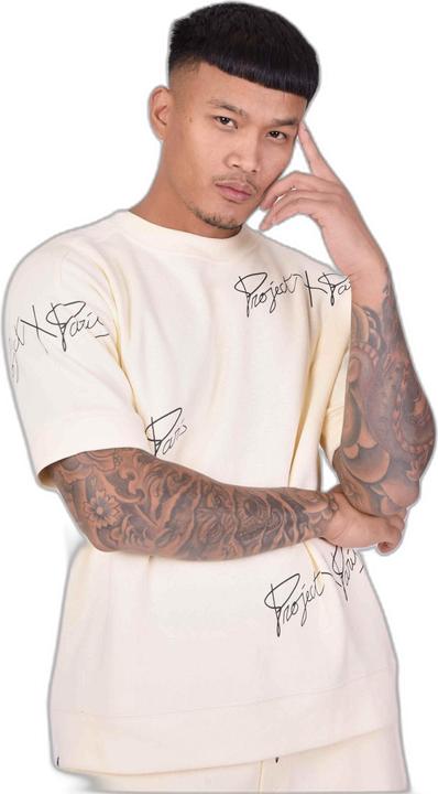 Actual product image Project X Paris logo printed esh t-shirt soft (M)