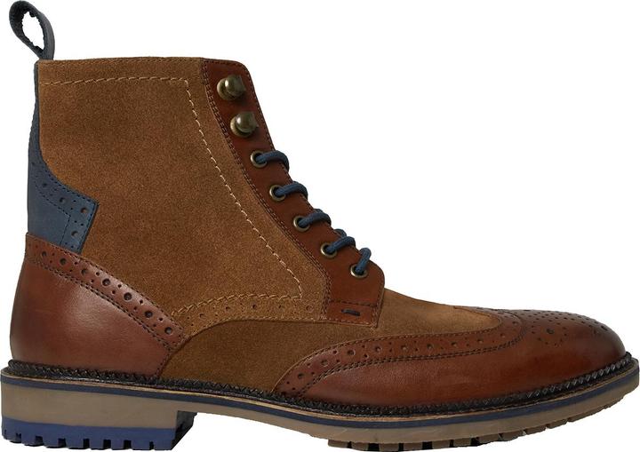 Produktbild Joe Browns Mixed Suede and Leather Tan Brogue Ankle Boots (43)