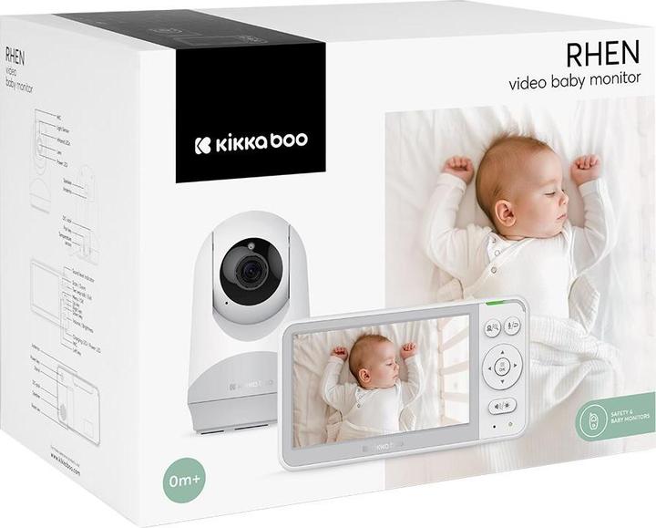 Produktbild Kikkaboo Babyphone Rhen Kamera, 5 Zoll (Babyphone mit Kamera, 300 m)