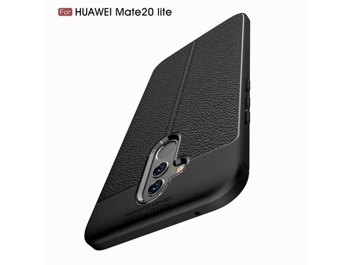 Produktbild Screenguard Huawei Mate 20 Lite Hülle Leather Design TPU Cover (Huawei Mate 20 Lite)