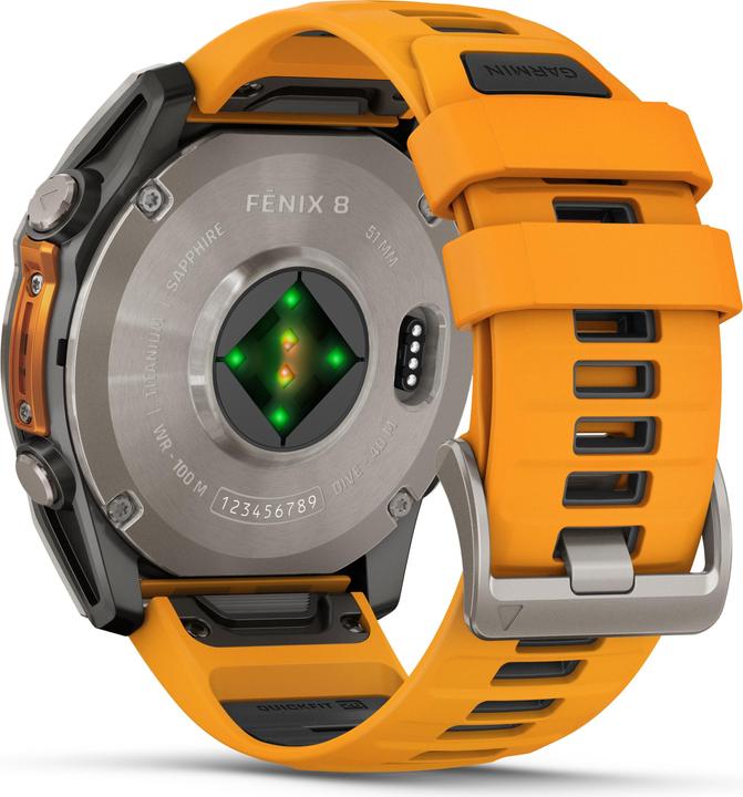 Immagine prodotto Garmin Fenix 8 AMOLED Sapphire Titan (51 mm)