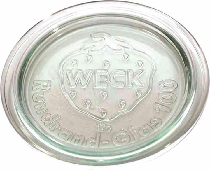Produktbild Weck Glasdeckel Rundrand Einkochwelt, Ø 100 mm, 1 Stück (1 Stk., 2 l)