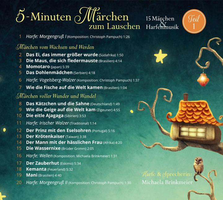 Image du produit Contes de 5 minutes à écouter Partie 1 (Allemand)