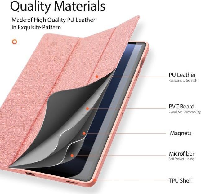Produktbild Dux Ducis Domo Series Leder Bookcover Hülle (Galaxy Tab S9 FE+)