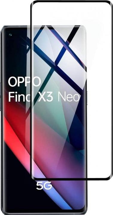 Immagine prodotto Screenguard Oppo Find X3 Neo Pellicola protettiva di vetro a schermo intero 2.5D 9H (1 Pezzo/i, Oppo Find X3 Neo)