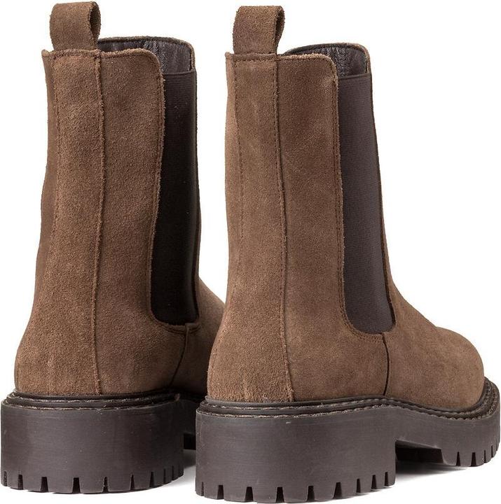 Actual product image La Redoute Collections Leather Chelsea boots (38)