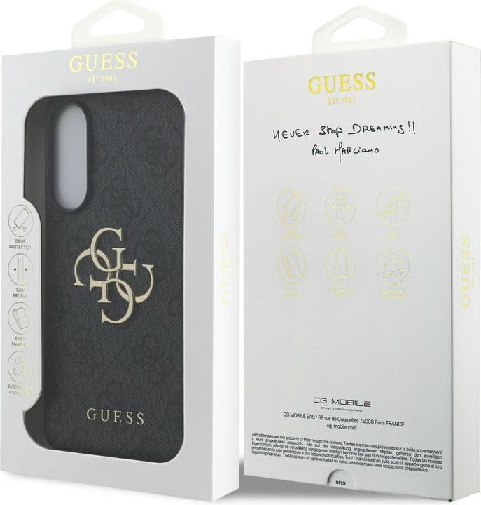 Actual product image Guess Etui Big 4G Logo Classic Logo do Samsung Galaxy S25 Edge czarny (Samsung Galaxy S25 Edge)