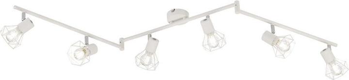 Fischer & Honsel Honsel Ran ceiling arch, ceiling spotlight 6-gang E14 white 20394 (E14)