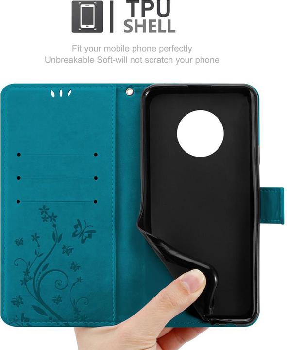 Image du produit Cadorabo Couverture du livre de fleurs (Motorola Moto G6 Plus)