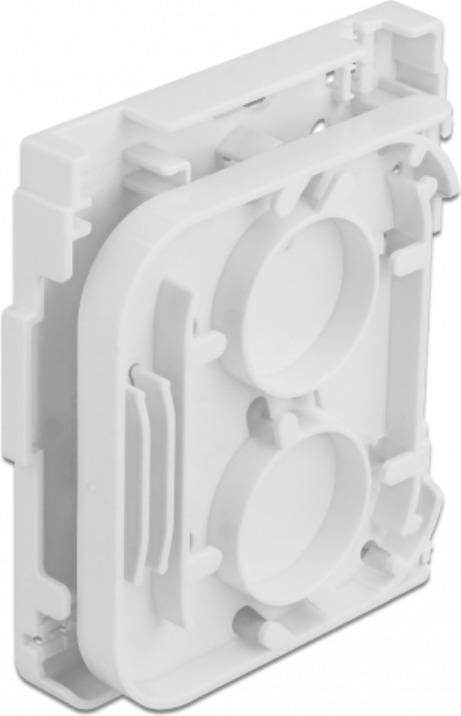 Produktbild Delock LWL Anschlussdose zur Wandmontage für 1 x SC Simplex oder LC Duplex weiss (Spleissbox)