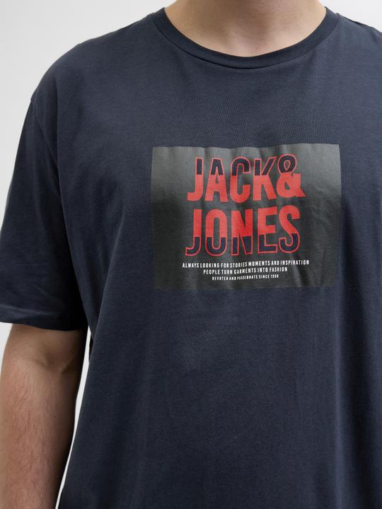 Produktbild Jack & Jones Plus Size Logo T-shirt T-shirt (4XL)