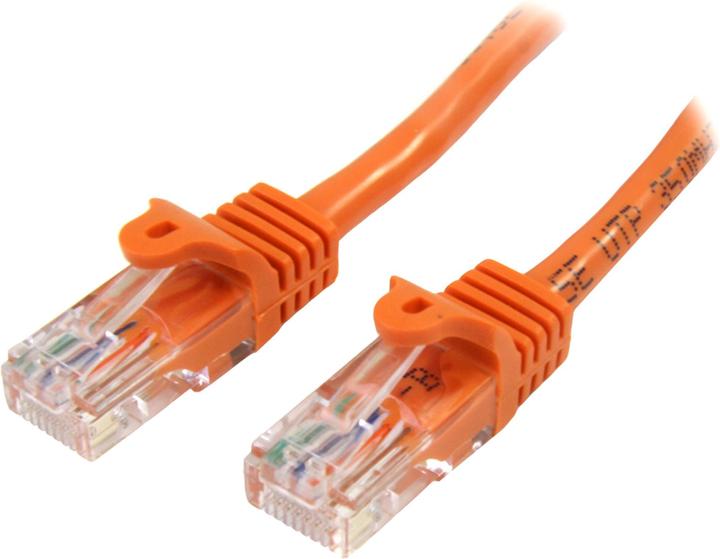 Actual product image StarTech 2m Orange Cat 5e Patch Cable (UTP, CAT5e, 2 m)