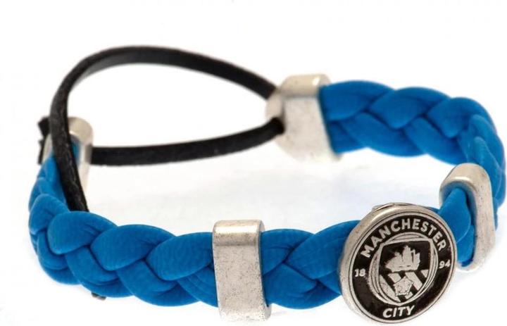 Image du produit Manchester City FC Slider PU Bracelet (16 cm, Matériau 100% synthétique)