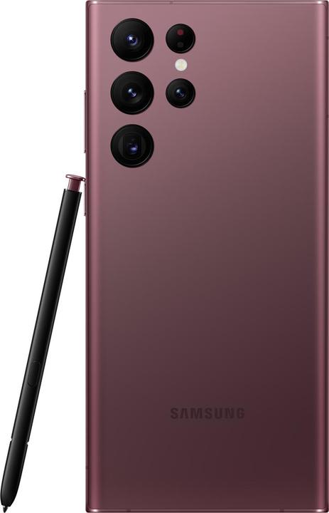 Produktbild Samsung Galaxy S22 Ultra EU (256 GB, Burgundy, 6.80", Dual SIM, 108 Mpx, 5G)
