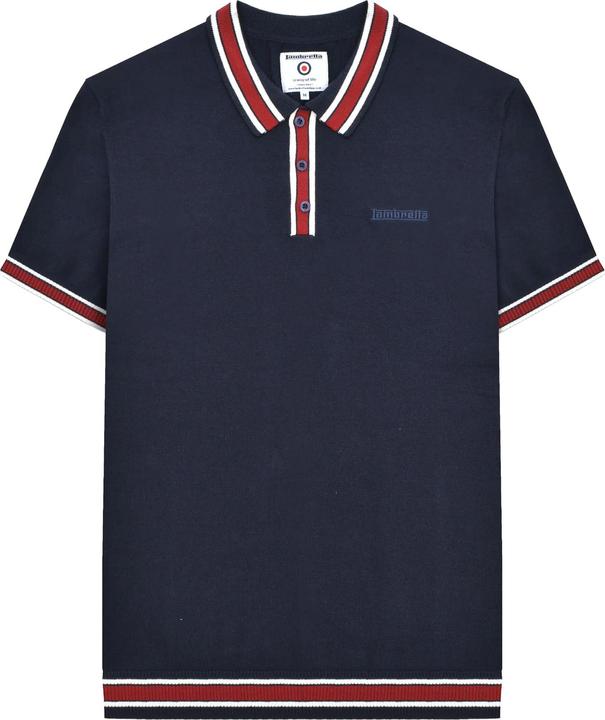 Lambretta Valero Poloshirt Mit kontrastfarbenen Streifen kurzärmlig